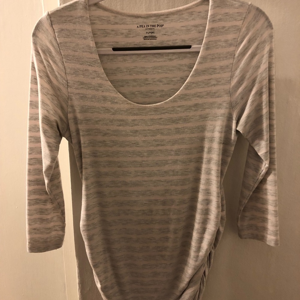 Striped Maternity Tee Shirt